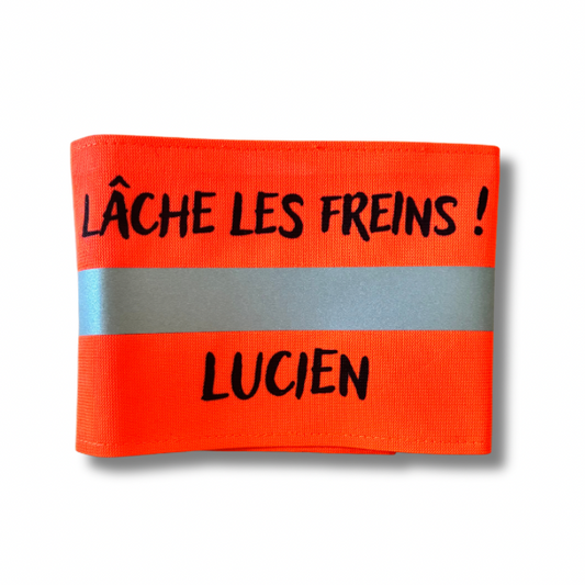 Serre pantalon message - LĂąche les freins Lucien !