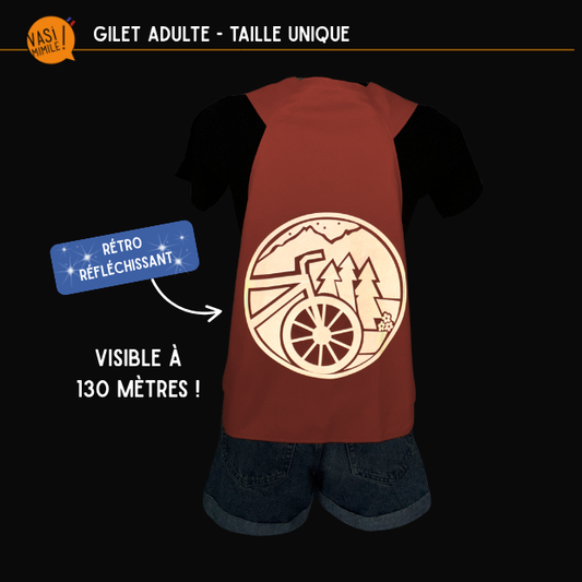 Gilet fluo réversible - Travel Love earth