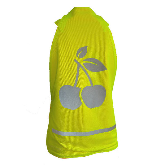 Gilet adulte fluo réfléchissant - Cerises