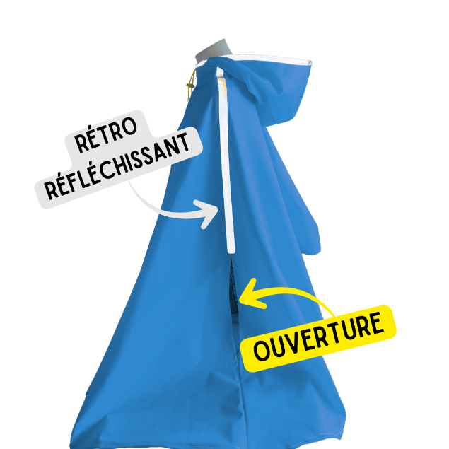 Cape de pluie - Vasi'Osec Bleu