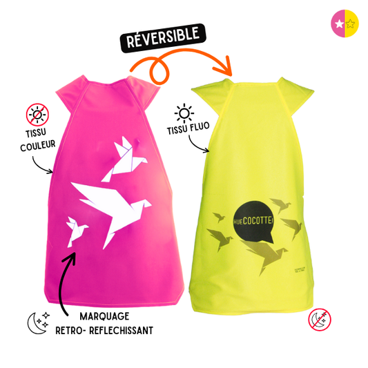 Gilet fluo réversible - Hue Cocotte