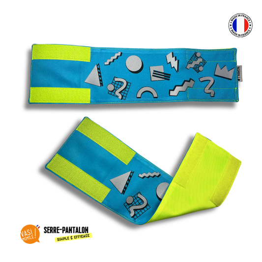 Serre pantalon fantaisie réfléchissant - Retro 90s