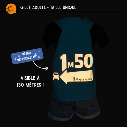 Gilet fluo réversible - 1m50 & Ampoule