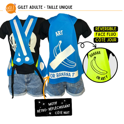 Gilet fluo réversible - Art Banana
