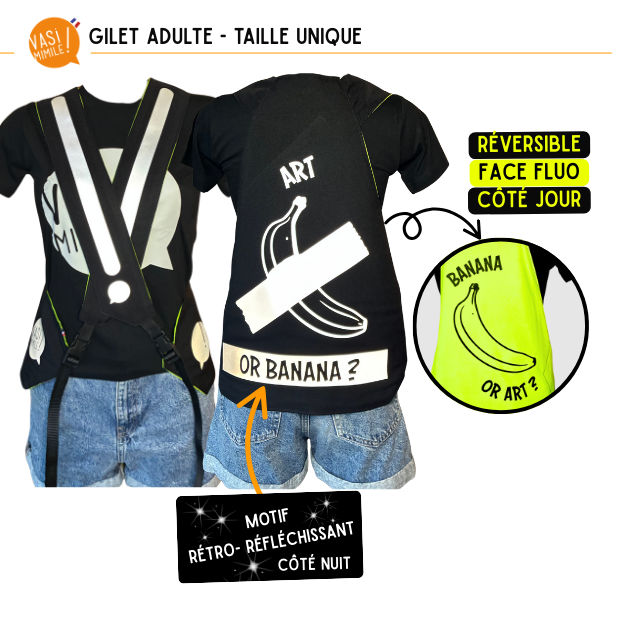 Gilet fluo réversible - Art Banana