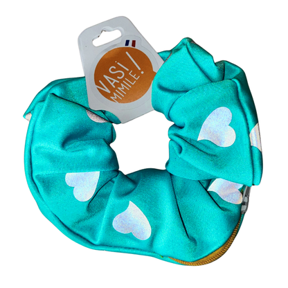 Chouchou Poche Secrète - Coeurs