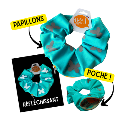 Chouchou Poche Secrète - Papillons