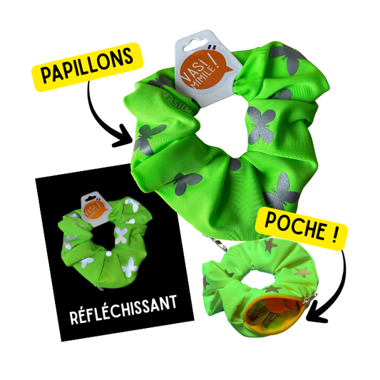 Chouchou Poche Secrète - Papillons