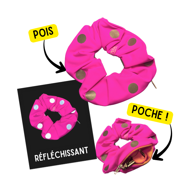 Chouchou Poche Secrète - Pois