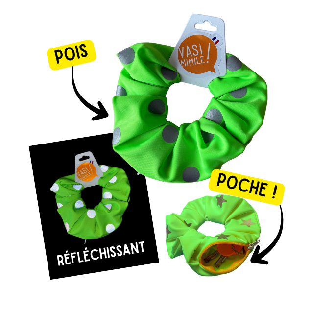 Chouchou Poche Secrète - Pois