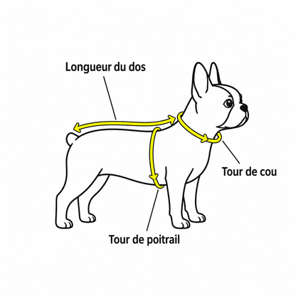 Gilet fluo pour petit chien