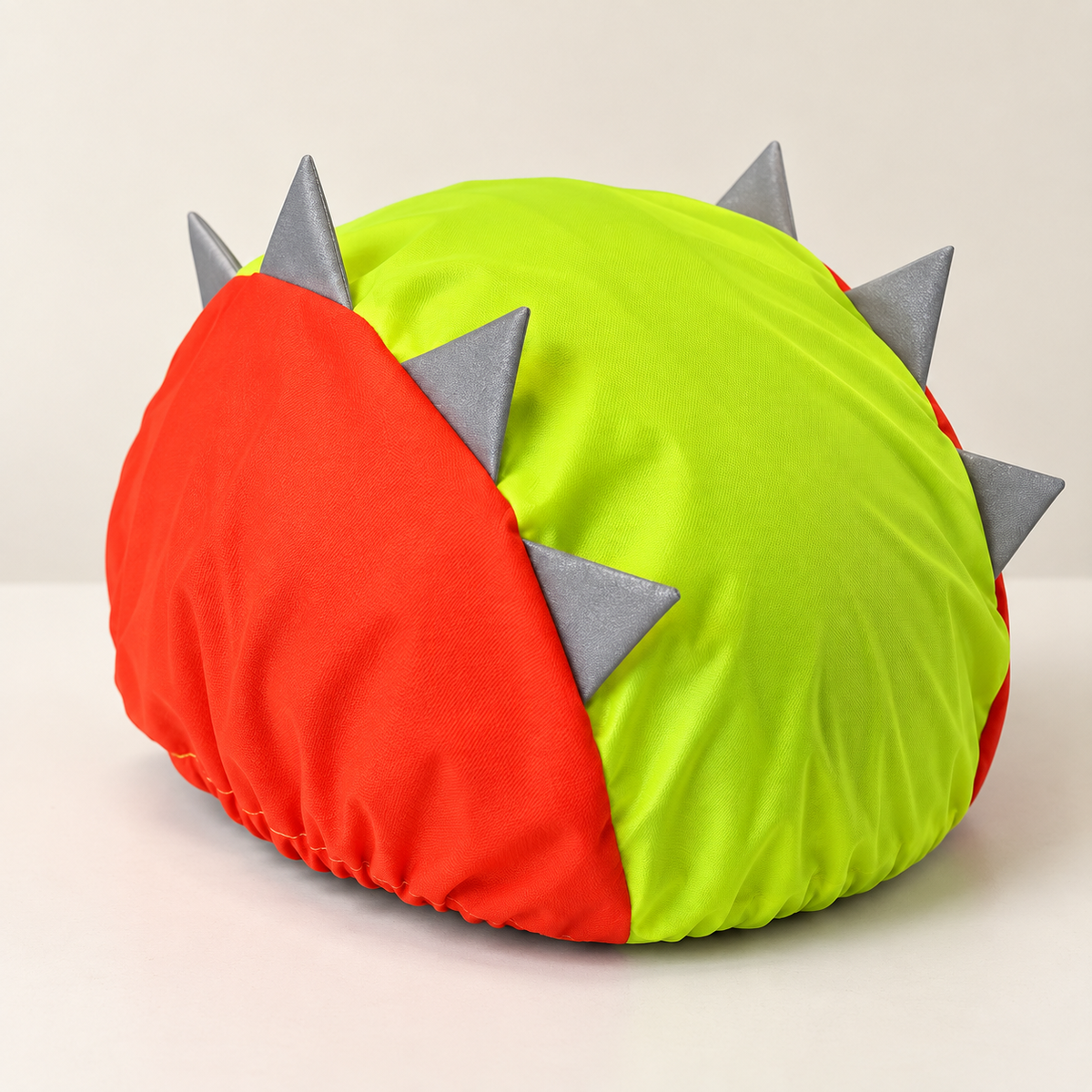 Couvre casque imperméable orange - Crête réfléchissante