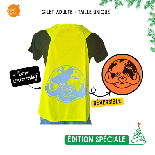 Gilet fluo réversible - Love Earth Special