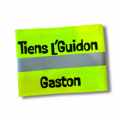Serre pantalon message - Tiens l'guidon Gaston