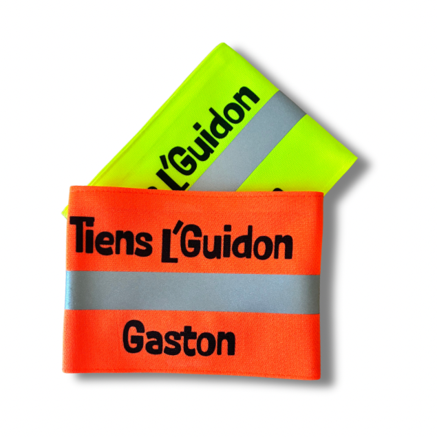 Serre pantalon message - Tiens l'guidon Gaston