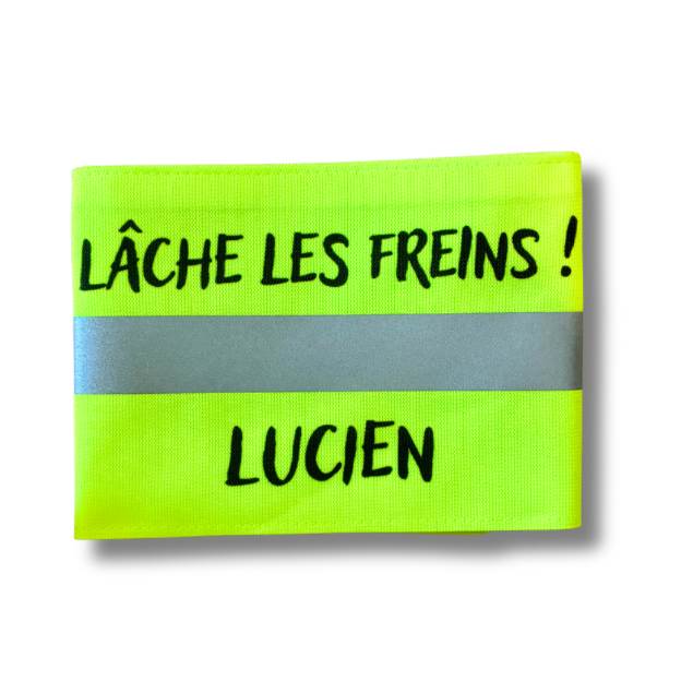 Serre pantalon message - Lâche les freins Lucien !