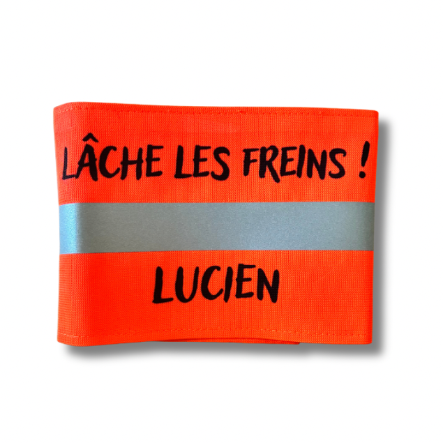 Serre pantalon message - Lâche les freins Lucien !