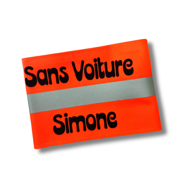 Serre pantalon message - Sans voiture Simone