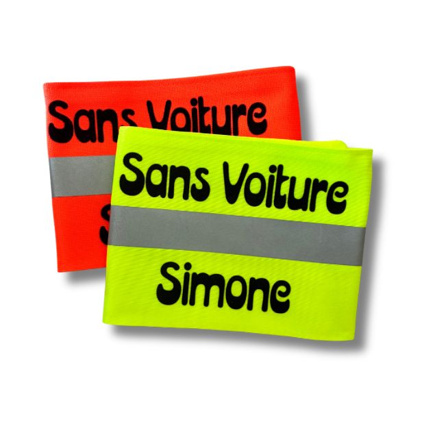Serre pantalon message - Sans voiture Simone