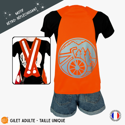 Gilet adulte fluo réfléchissant - Travel