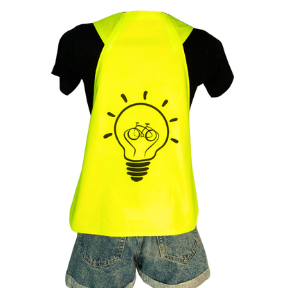 Gilet adulte réversible - Bleu & Jaune fluo