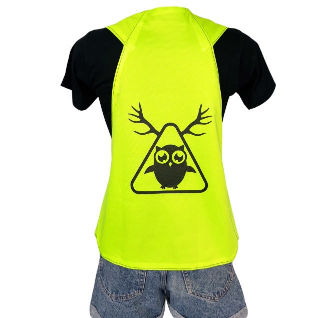 Gilet adulte réversible - Bleu & Jaune fluo