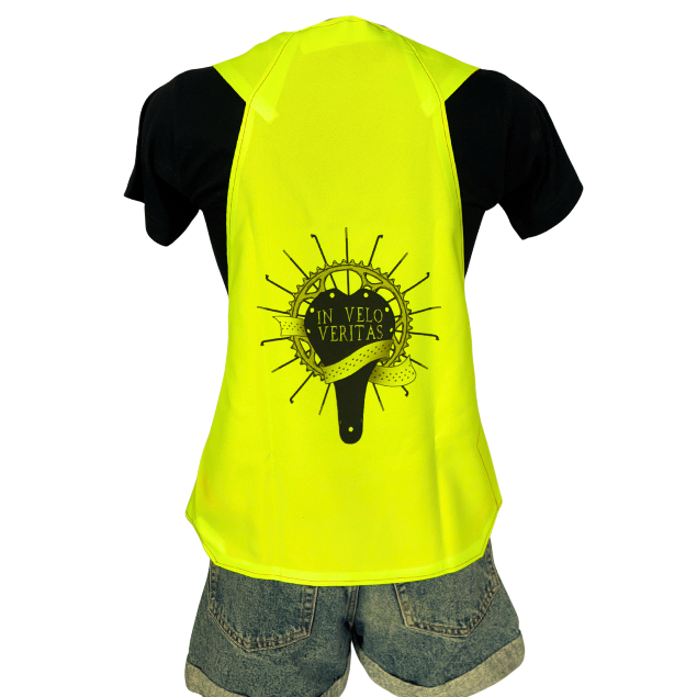 Gilet adulte réversible - Bleu & Jaune fluo