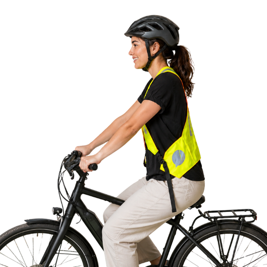 Gilet adulte réversible - Jaune & Orange fluo