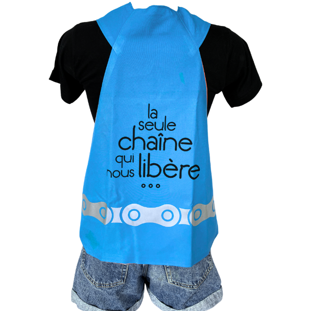 Gilet adulte réversible - Bleu & Jaune fluo