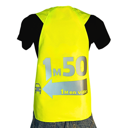 Gilet adulte réversible - Jaune & Orange fluo - Choisis tes motifs