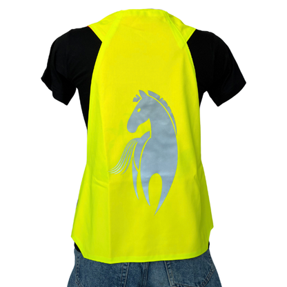 Gilet fluo réversible - Cheval Jaune