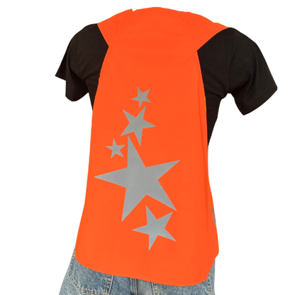 Gilet adulte réversible - Orange & Jaune fluo - Choisis tes motifs