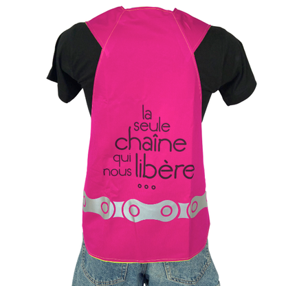 Gilet adulte réversible - Rose & Jaune fluo - Choisis tes motifs