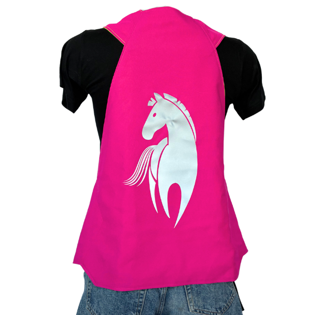 Gilet adulte réversible - Rose & Jaune fluo - Choisis tes motifs