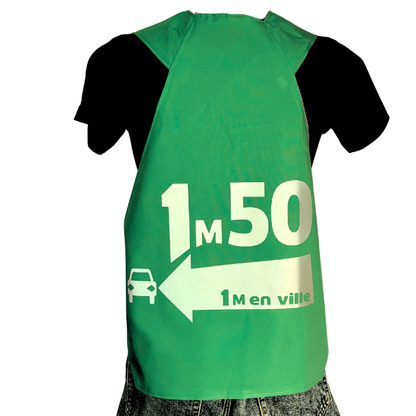 Gilet adulte réversible - Vert & Jaune fluo - Choisis tes motifs