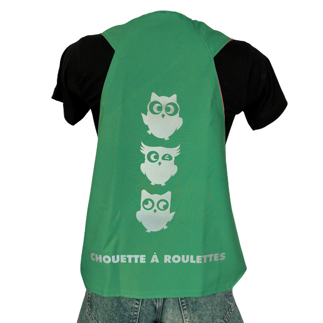 Gilet adulte réversible - Vert & Jaune fluo - Choisis tes motifs