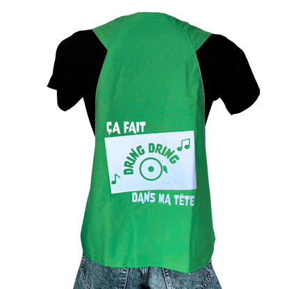Gilet adulte réversible - Vert & Jaune fluo - Choisis tes motifs