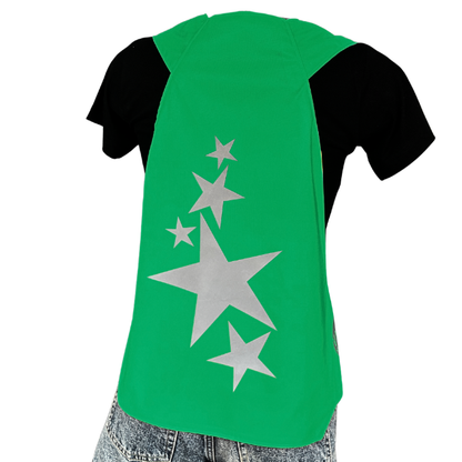 Gilet adulte réversible - Vert & Jaune fluo - Choisis tes motifs