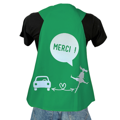 Gilet adulte réversible - Vert & Jaune fluo - Choisis tes motifs