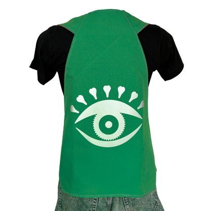 Fin de série ! Gilet fluo réversible - Oeil & In velo veritas Vert
