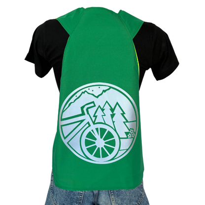 Gilet adulte réversible - Vert & Jaune fluo - Choisis tes motifs