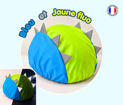 Couvre casque imperméable avec écailles réfléchissantes