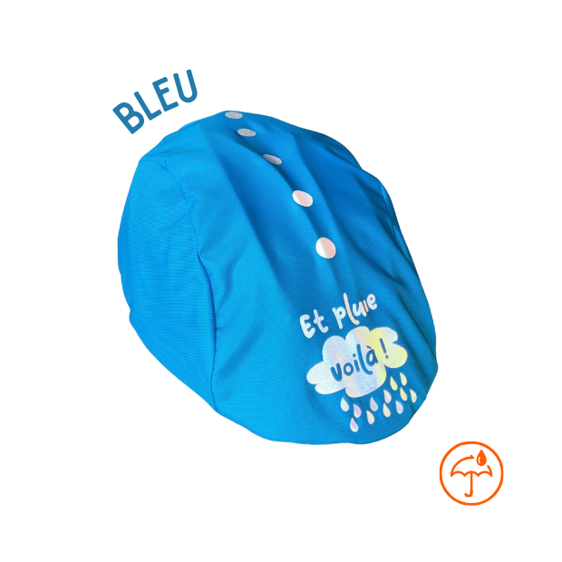 Couvre casque imperméable - Vasi'Tufrizz Bleu