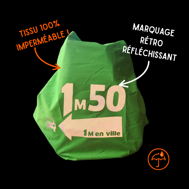 Couvre-sac imperméable - 1m50 (vert)