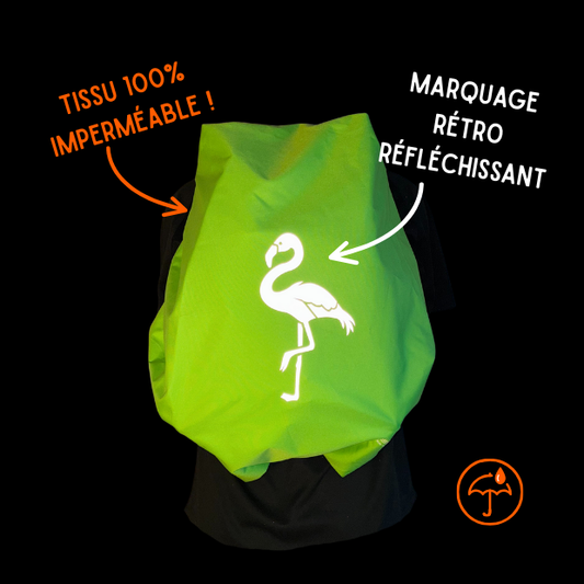 Couvre-sac imperméable - flamand (vert)