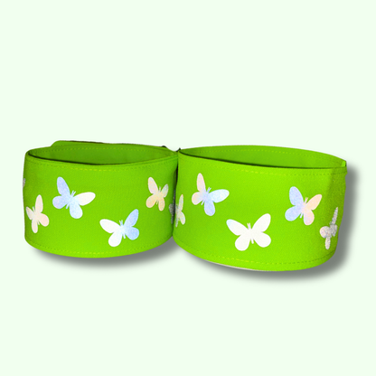 Duo serre-pantalon - Vert - Choisis ton motif réfléchissant
