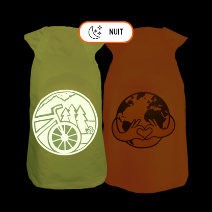 Gilet fluo réversible - Travel Love earth