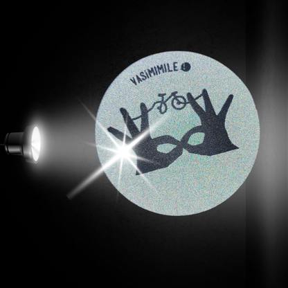 Sticker réfléchissant repositionnable et indéchirable - M'as tu vu !
