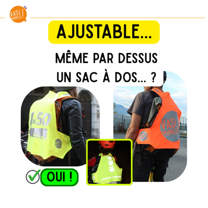 Gilet fluo réversible - La seule chaîne qui nous libère