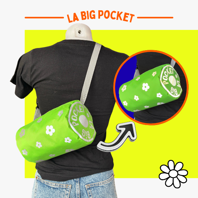 Sacoche guidon 2 en 1 - Fleurs